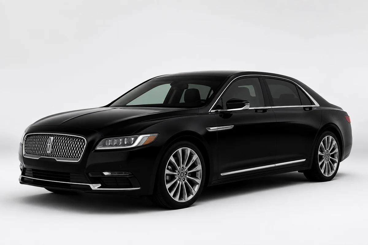 Lincoln Continental executive sedan in the Coquitlam limo fleet